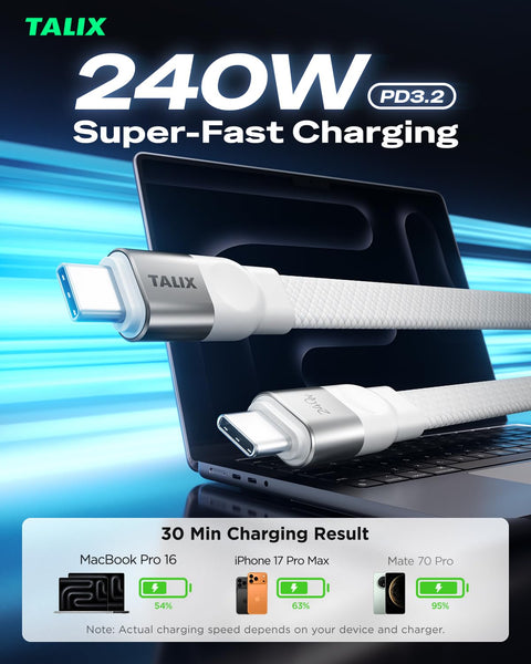 TALIX USB-C Braided Cable 240W