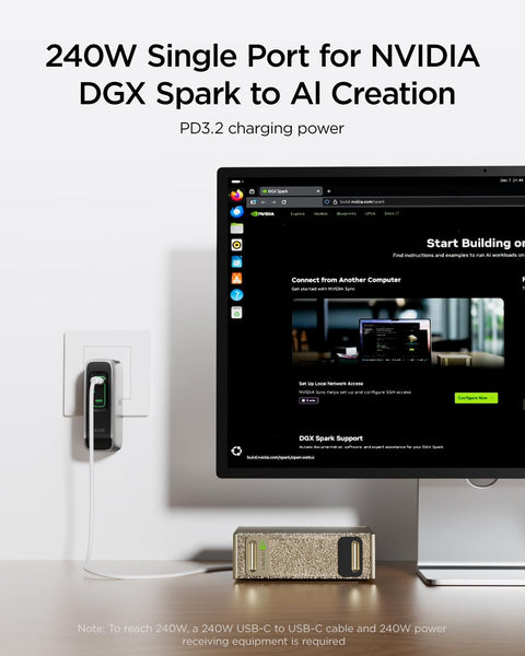 TALIX Zeta PD3.2 GaN Charger C+C 240W