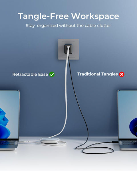 TALIX 240W Retractable USB C Cable