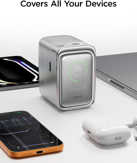 TALIX Linxt Retractable Portable Power Bank 190W(3-Port)