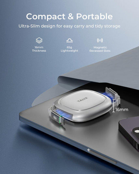 TALIX 240W Retractable USB C Cable