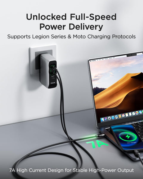 TALIX USB-C Silicone Cable 240W
