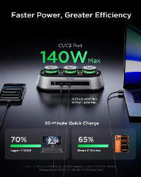 TALIX FLUXO GaN Desktop Charging Station 150W