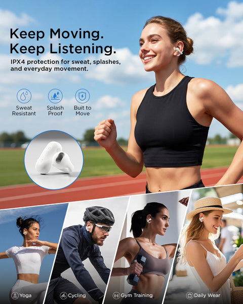 TALIX X8 Open-ear  Clip-on  Earbuds