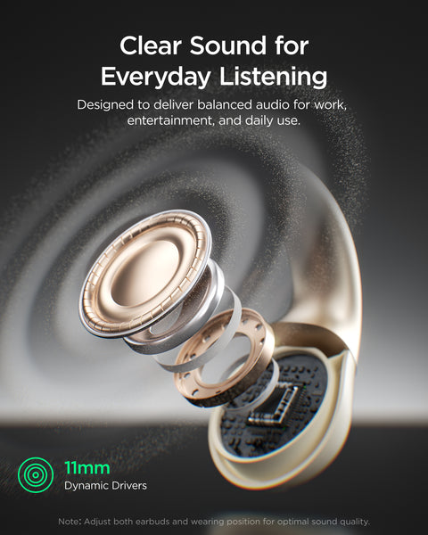 TALIX X7 Open Ear Clip-On Earbuds
