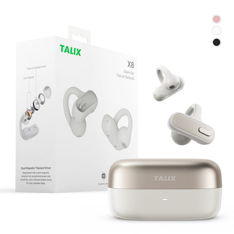 TALIX X8 Open-ear  Clip-on  Earbuds